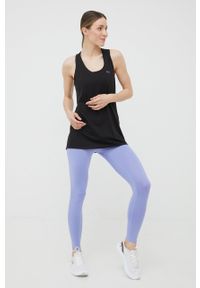 Calvin Klein Performance legginsy treningowe CK Essentials damskie kolor fioletowy z nadrukiem. Kolor: fioletowy. Materiał: skóra, dzianina. Wzór: nadruk #6