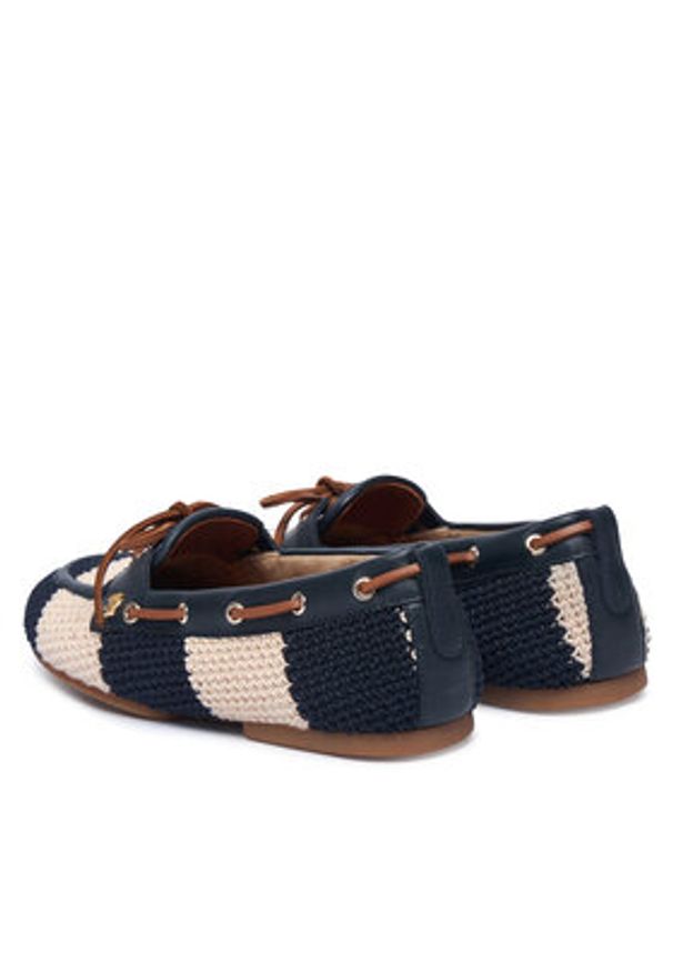 TOMMY HILFIGER - Tommy Hilfiger Mokasyny Th Flex FW0FW09506 Granatowy. Kolor: niebieski. Materiał: materiał