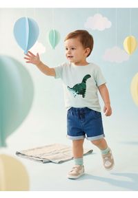 Sinsay - Szorty jeansowe z podwijanymi nogawkami - granatowy. Kolor: niebieski. Materiał: jeans #1