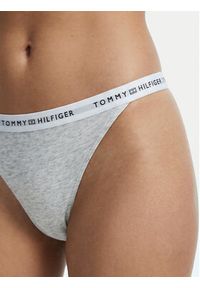TOMMY HILFIGER - Tommy Hilfiger Stringi UW0UW06228 Szary. Kolor: szary. Materiał: bawełna #2