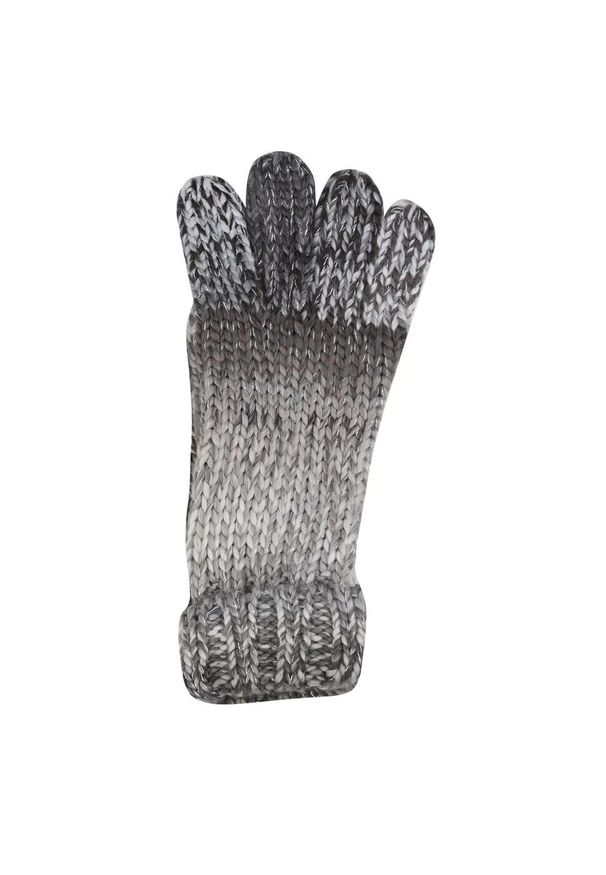 Regatta - Damskie Rękawiczki Dzianinowe Frosty Gloves VI. Kolor: czarny. Materiał: dzianina. Sport: turystyka piesza