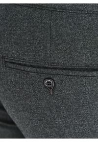 Pako Lorente - PAKO LORENTE - Grafitowe spodnie męskie. Kolor: szary. Materiał: poliester, wiskoza, elastan. Wzór: gładki. Sezon: zima, jesień. Styl: klasyczny #6