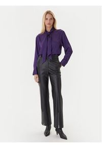 Calvin Klein Bluzka LV044D125G Fioletowy Regular Fit. Kolor: fioletowy. Materiał: syntetyk #4