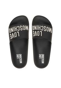 Love Moschino - LOVE MOSCHINO Klapki JA28052G0OI14000 Czarny. Kolor: czarny. Materiał: materiał #4