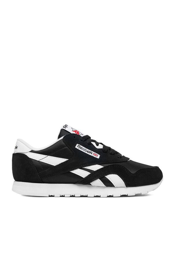 Sneakersy Reebok. Kolor: czarny. Materiał: nylon. Model: Reebok Classic, Reebok Nylon