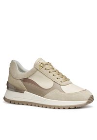 Sneakersy Geox. Kolor: beżowy