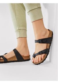 Birkenstock Japonki Mayari 0071793 Czarny. Kolor: czarny. Materiał: skóra