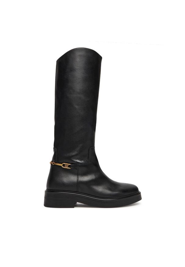 TOMMY HILFIGER - Oficerki Tommy Hilfiger. Kolor: czarny