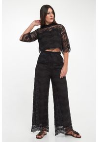 Twinset Milano - Bluzka damska koronkowa TWINSET. Materiał: koronka #3