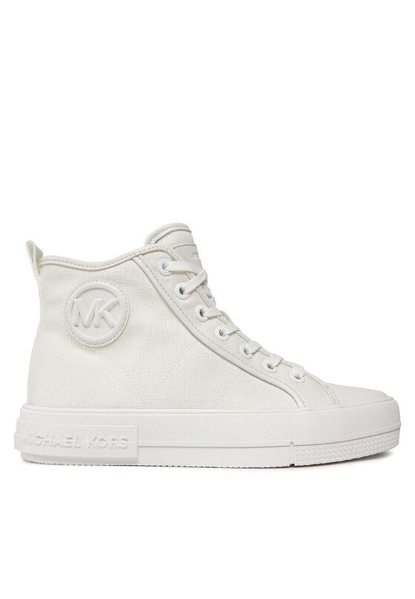 MICHAEL Michael Kors Trampki Evy High Top 43R4EYFS4D Biały. Kolor: biały. Materiał: materiał