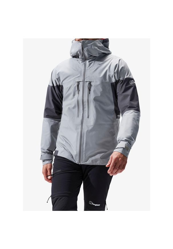 Kurtka GORE TEX męska Berghaus MTN Guide Alpine Pro Jacket. Kolor: szary. Technologia: Gore-Tex. Sport: turystyka piesza