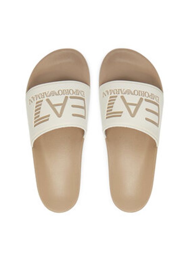 EA7 Emporio Armani Klapki 7X000108 AF15118 M6086 Beżowy. Kolor: beżowy