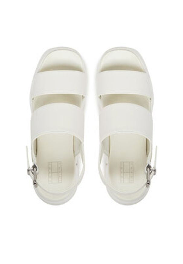 Tommy Jeans Sandały Tjw Chunky City Sandal EN0EN02750 Écru. Materiał: skóra