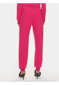Versace Jeans Couture Spodnie dresowe 76HAAT01 Różowy Regular Fit. Kolor: różowy. Materiał: bawełna #4