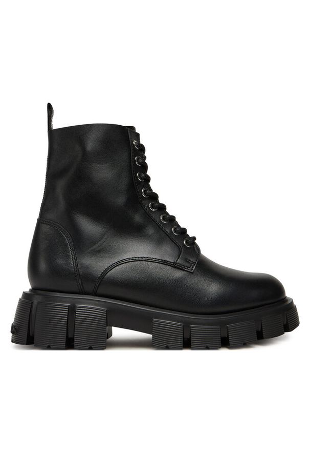 Love Moschino - Trzewiki LOVE MOSCHINO. Kolor: czarny