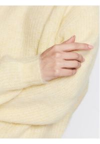AMERICAN VINTAGE - American Vintage Sweter Foubay FOU18AH22 Żółty Relaxed Fit. Kolor: żółty. Materiał: wełna. Styl: vintage #5