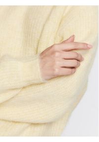 AMERICAN VINTAGE - American Vintage Sweter Foubay FOU18AH22 Żółty Relaxed Fit. Kolor: żółty. Materiał: wełna. Styl: vintage #3
