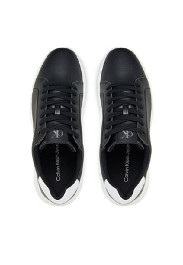 Calvin Klein Jeans Sneakersy Chunky Cupsole Lth Mg Tc YM0YM01198 Czarny. Kolor: czarny. Materiał: skóra