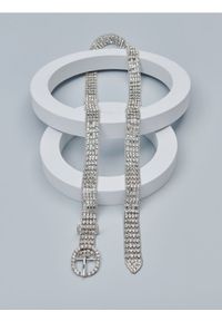 Sinsay - Pasek - srebrny. Kolor: srebrny #1