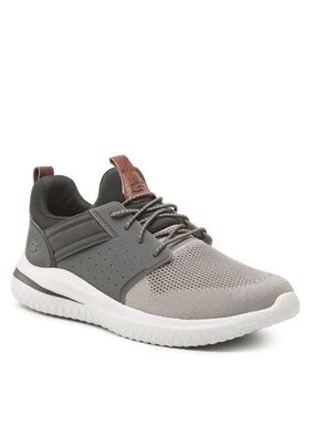 skechers - Skechers Sneakersy Cicada 210238/GYBK Szary. Kolor: szary. Materiał: materiał