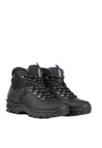 Buty męskie trekkingowe Grisport Nero Dakar Trekking. Kolor: czarny. Sport: turystyka piesza