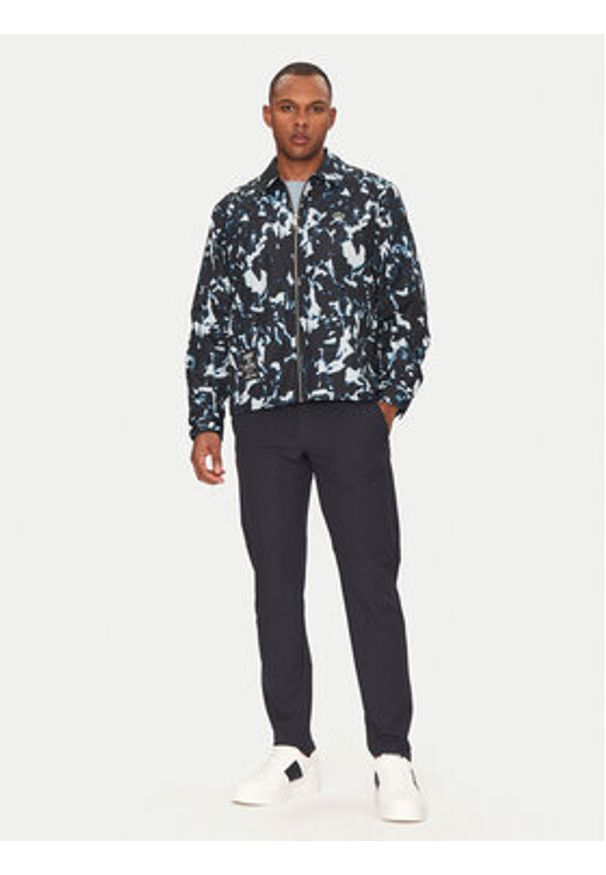 Lacoste Kurtka przejściowa BH9664 Granatowy Regular Fit. Kolor: niebieski. Materiał: syntetyk