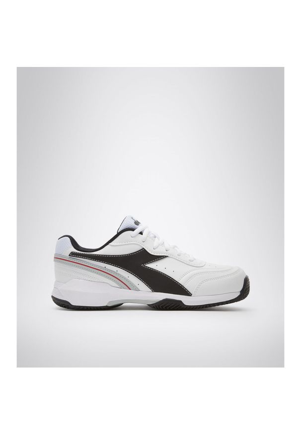 Buty do tenisa męskie Diadora S.CHALLENGE 4 SL clay white/black. Kolor: wielokolorowy, czarny, biały. Sport: tenis