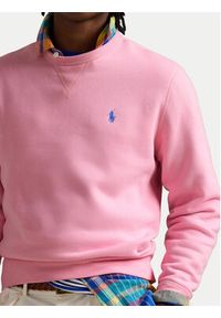 Polo Ralph Lauren Sweter 710766772063 Różowy Regular Fit. Typ kołnierza: polo. Kolor: różowy. Materiał: syntetyk #3