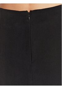DKNY Spódnica midi P3EN8R02 Czarny Regular Fit. Kolor: czarny. Materiał: wiskoza