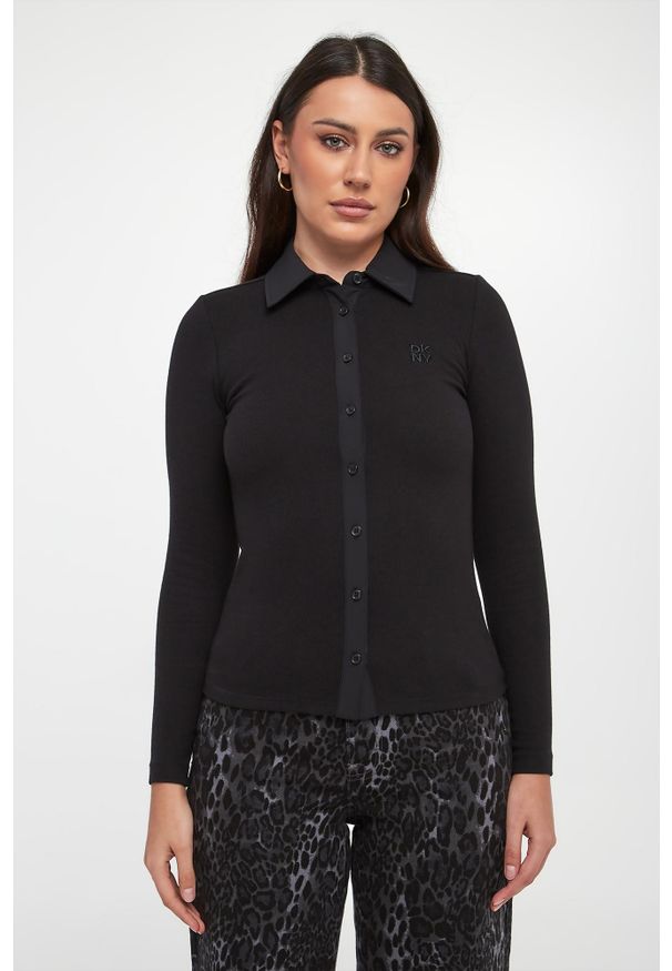 Bluzka damska DKNY JEANS. Materiał: jeans