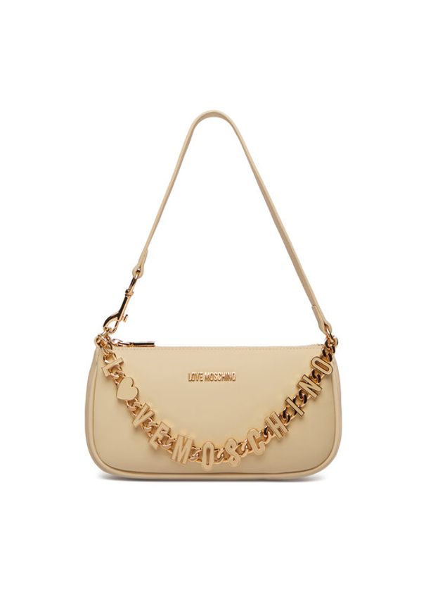 Love Moschino - LOVE MOSCHINO Torebka JC4154PP1OL1712A Beżowy. Kolor: beżowy. Materiał: skórzane