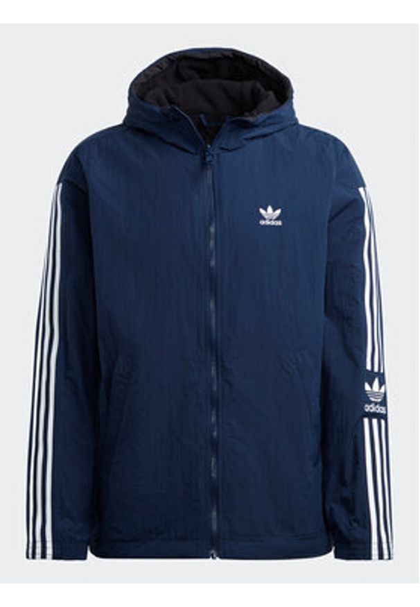 Adidas - adidas Kurtka przejściowa Reversible Polar Fleece HL9188 Granatowy Regular Fit. Kolor: niebieski. Materiał: syntetyk