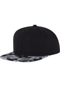 FLEXFIT - Czapka Z Daszkiem Roses Snapback Cap. Kolor: wielokolorowy, czarny, szary