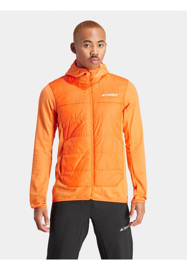 Adidas - adidas Kurtka outdoor Terrex Multi Hybrid IR7884 Pomarańczowy Regular Fit. Kolor: pomarańczowy. Materiał: syntetyk. Sport: outdoor