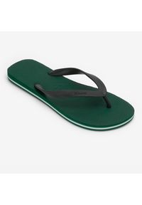 OLAIAN - Japonki męskie Olaian 500. Okazja: na plażę. Kolor: zielony. Materiał: materiał. Styl: sportowy