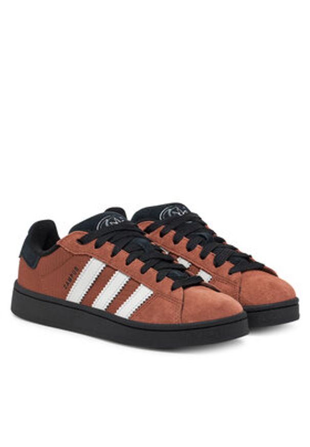 Adidas - adidas Sneakersy Campus 00s JH7838 Bordowy. Kolor: czerwony. Materiał: zamsz, skóra. Model: Adidas Campus