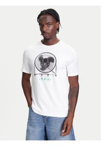 United Colors of Benetton - United Colors Of Benetton T-Shirt 3BL0U10AG Biały Relaxed Fit. Kolor: biały. Materiał: bawełna