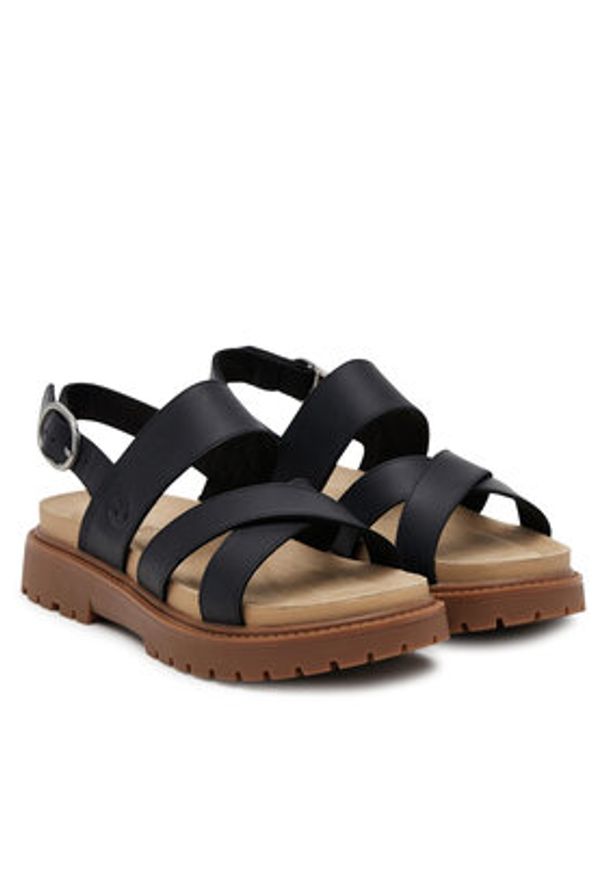 Timberland Sandały TB0A61TRW021 Czarny. Kolor: czarny. Materiał: skóra