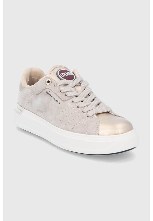 Colmar - Buty. Nosek buta: okrągły. Zapięcie: sznurówki. Kolor: beżowy. Materiał: guma