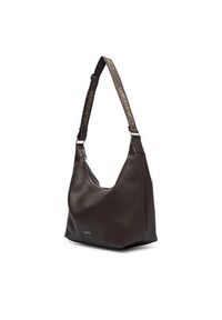Calvin Klein Torebka Webbing Strap Md Shoulder Bag LV04F3891G Brązowy ciemny. Kolor: brązowy. Materiał: skórzane #2