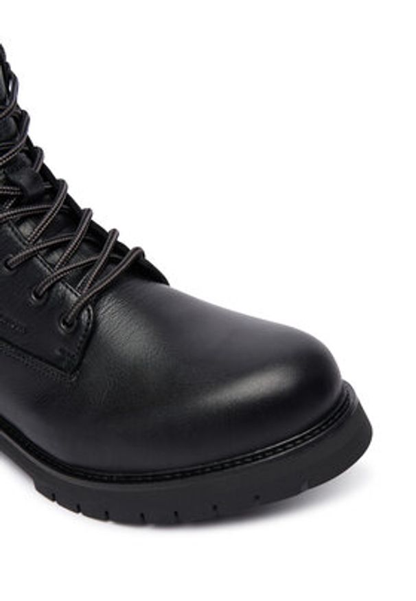 TOMMY HILFIGER - Tommy Hilfiger Trapery Flex Th Outdoor Rs FM0FM05600 Czarny. Kolor: czarny. Materiał: skóra