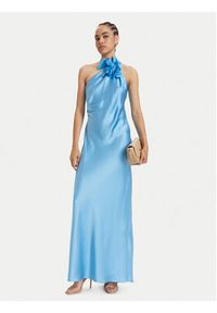ACCESS FASHION Sukienka wieczorowa 63-3339-236 Niebieski jasny Regular Fit. Kolor: niebieski. Materiał: syntetyk. Styl: wizytowy #2