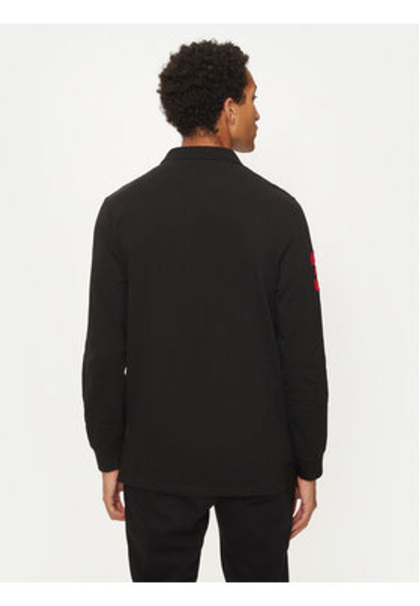 U.S. Polo Assn. Polo MUP1935 Czarny Regular Fit. Typ kołnierza: polo. Kolor: czarny. Materiał: bawełna