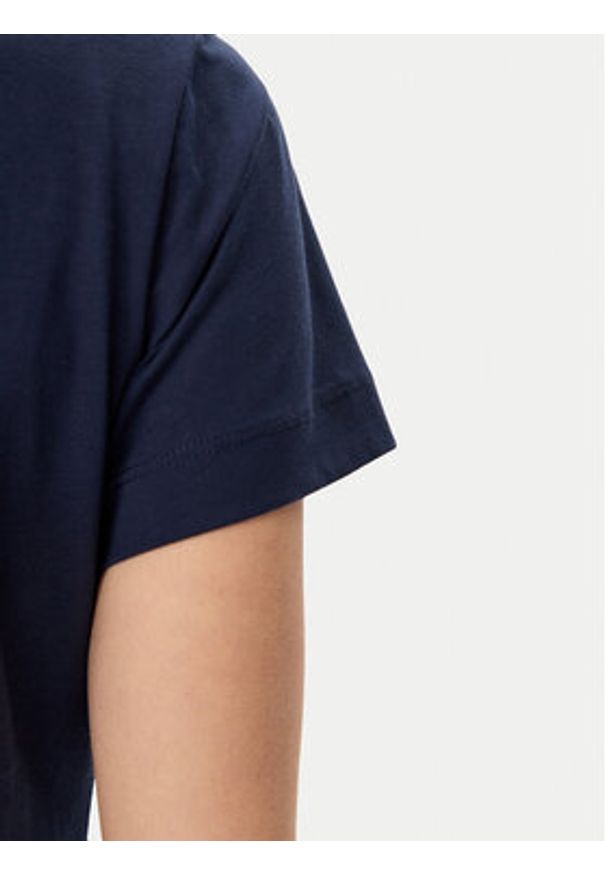 Pinko - PINKO T-Shirt Nambrone 103320 A2G7 Granatowy Regular Fit. Kolor: niebieski. Materiał: bawełna