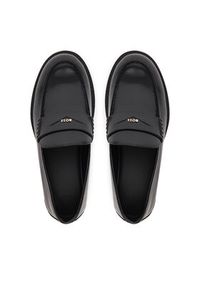 BOSS Loafersy Penny 50548761 Czarny. Kolor: czarny. Materiał: skóra #5