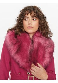 Marciano Guess Płaszcz wełniany Alice 3BGL12 a1799Z Różowy Regular Fit. Kolor: różowy. Materiał: syntetyk, wełna #4