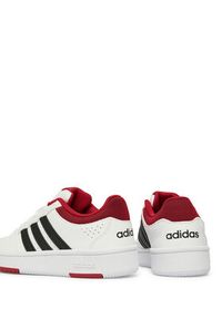 Adidas - adidas Sneakersy Hoops Classic J KI1044 Biały. Kolor: biały. Materiał: skóra #3