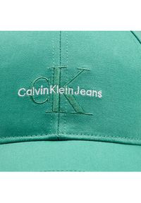 Calvin Klein Czapka z daszkiem Monologo Embro K50K512180 Zielony. Kolor: zielony. Materiał: bawełna