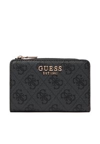 Guess Mały Portfel Damski Laurel II Slg SWSG74 59156 Szary. Kolor: szary. Materiał: skóra