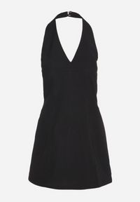 Born2be - Czarna Rozkloszowana Sukienka z Odkrytymi Plecami Ataviela. Okazja: na co dzień. Kolor: czarny. Typ sukienki: rozkloszowane. Styl: elegancki, casual